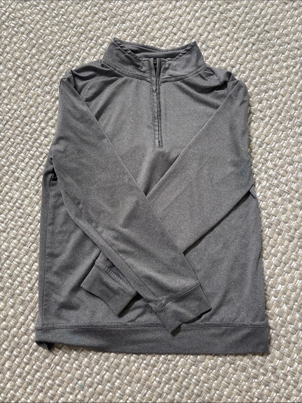 Johnnie-O prep-formance Boy's Quarter-Zip Pullover - Charcoal